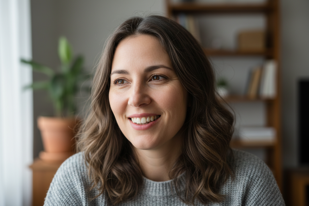 스토어 리뷰어가 쓴 글위에 이미지를 넣을건데, 진짜 사람같은 이미지를 만들어줘 자연스럽게